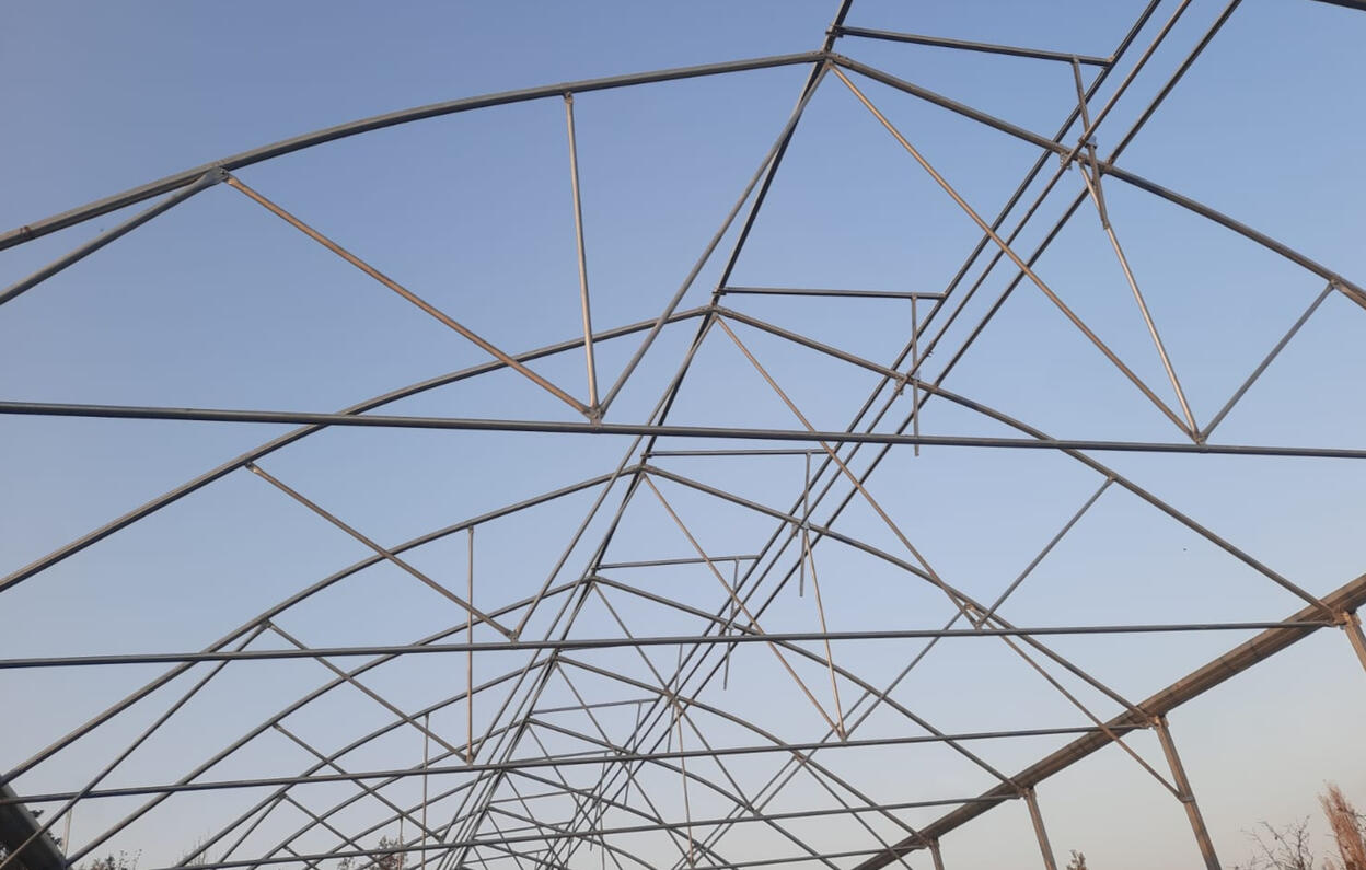 POMIDO - გალვანიზირებული სათბურის (satburi) კონსტრუქცია და დეტალები