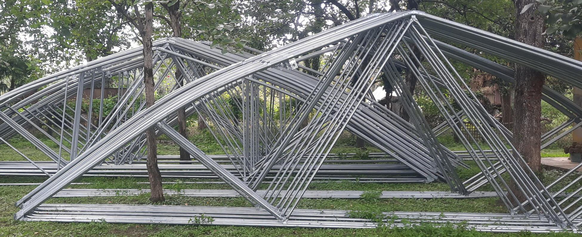 POMIDO - გალვანიზირებული სათბურის (satburi) კონსტრუქციის მეორე ეტაპი