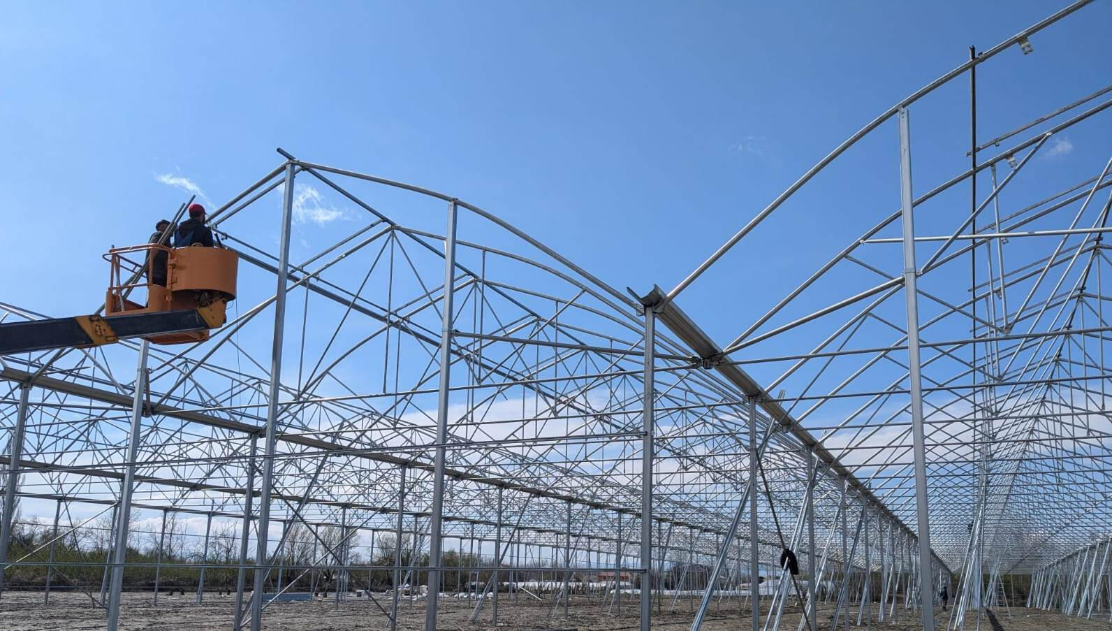 POMIDO გალვანიზირებული სათბურის (satburi) კონსტრუქცია